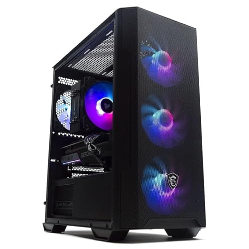 PcCom Ready Pc Gaming Desktop Computer Intel Core i5-12400F 2.5GHz / RAM 32GB DDR4 / 1TB SSD M.2 / RTX 4060 Ti 8GB GDDR6 NVIDIA/WiFi + Bluetooth/FreeDOS