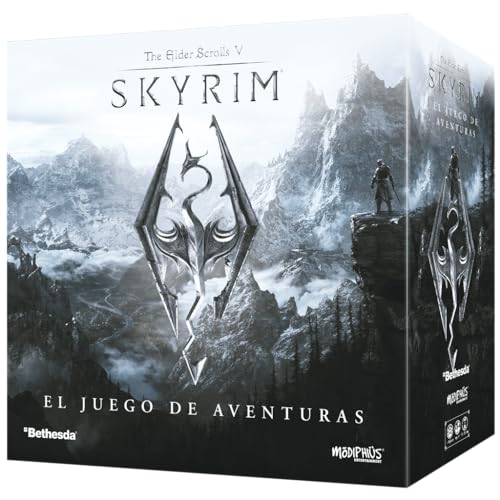 Modiphius Entertainment The Elder Scrolls V: Skyrim Adventure Board Game, Ages 14 and Up, 1-4 Players, 60-120 Minutes per Game, Spanish