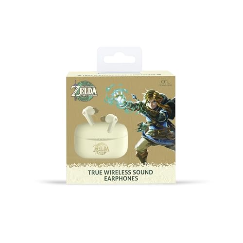 OTL Technologies Auriculares INALÁMBRICOS The Legend of Zelda: TEARS of The Kingdom TWS Color Crema