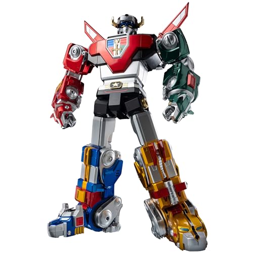 Threezero - Voltron: Defensor del Universo - Robo-Duo Voltron Figura Coleccionable (Red)