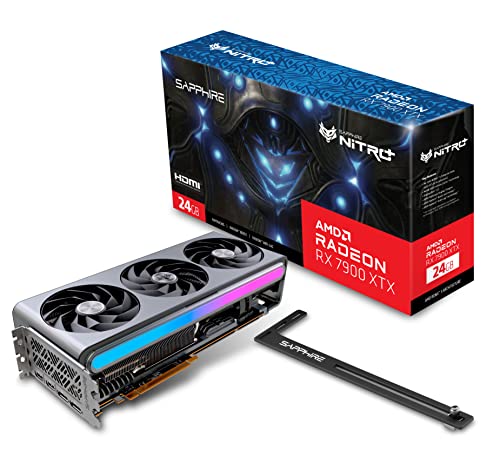 Sapphire Gaming Graphics Card Nitro+ AMD Radeon RX 7900 XTX Vapor-X 11322-01-40G with 24 GB GDDR6, AMD RDNA 3